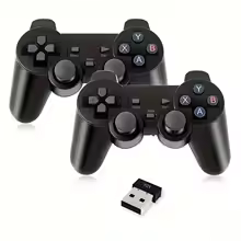 Wireless Game Controller with Dual Shock