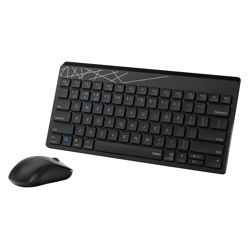 Recharged wireless keyboard and mouse